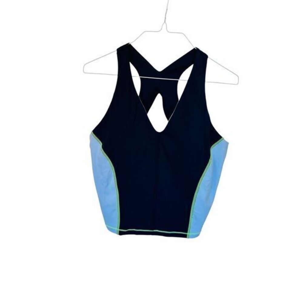 Sweaty Betty Power Racerback Tank Women's Contour Workout Breeze Blue Size L NWT